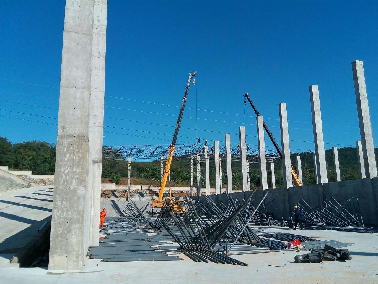 鄂尔多斯搅拌站网架