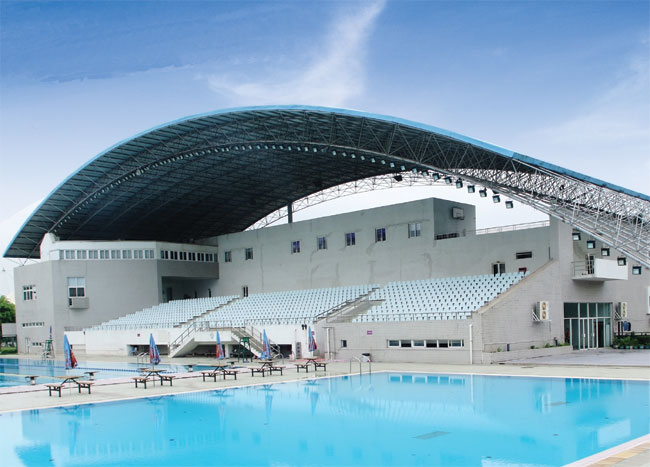 鄂尔多斯游泳馆网架